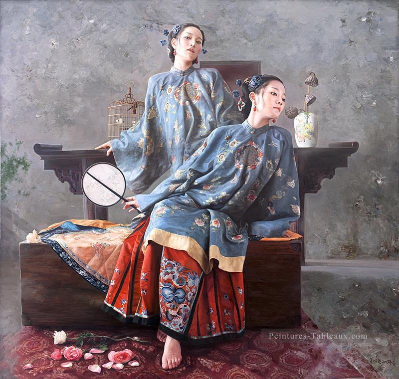 Skylark Chinoise Peintures à l'huile